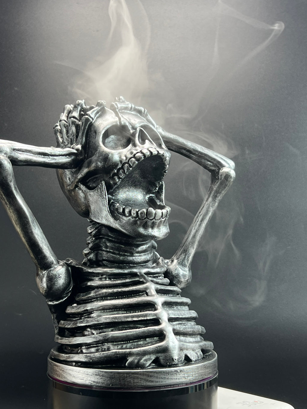 Loviss Nocturne Skull Diffuser | Lunar Silver